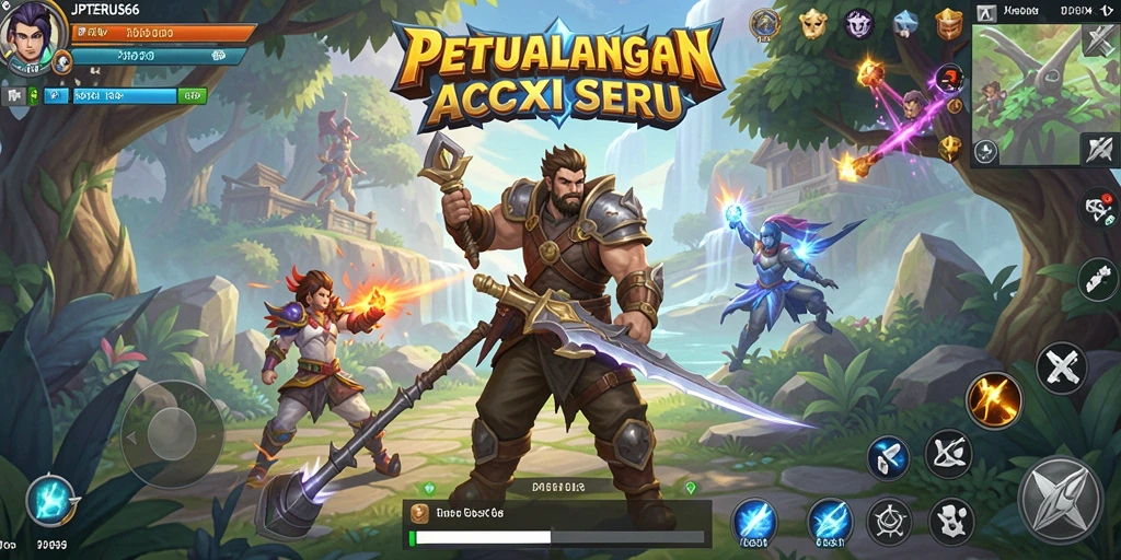 Screenshot gameplay ARPG yang mendebarkan di JPTERUS66.