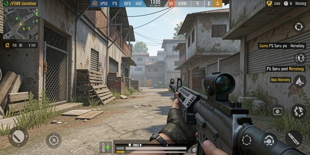 Gameplay mendebarkan dengan aksi tembak-menembak yang intens.