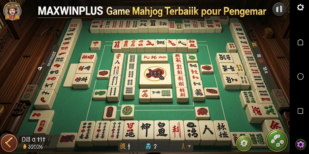 Gameplay seru Mahjong di MAXWINPLUS dengan level menantang.