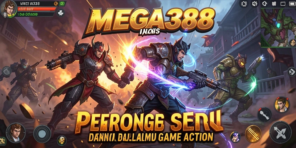 Tampilan gameplay seru dan pertarungan mendebarkan di MEGA388.