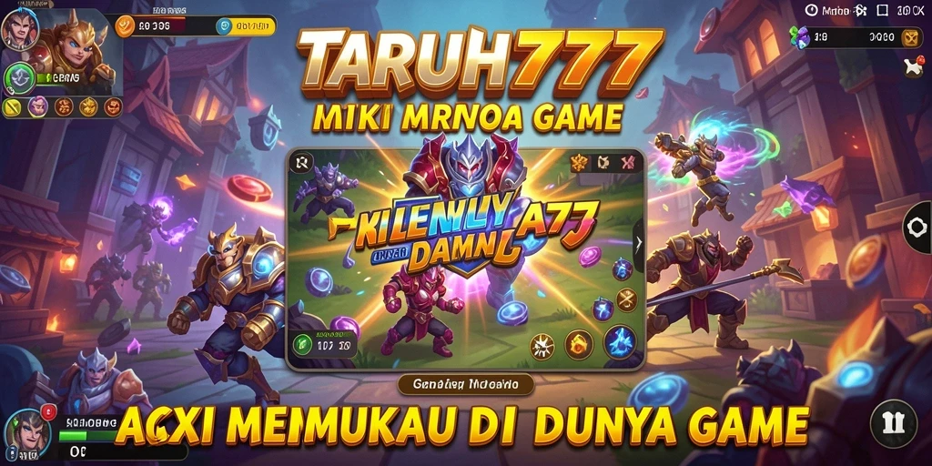 Tampilan gameplay TARUH777 yang menegangkan dan dinamis.