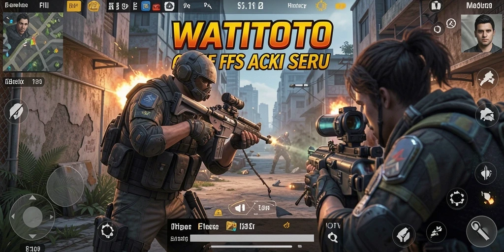 Screenshot menampilkan aksi seru dalam gameplay WATITOTO.