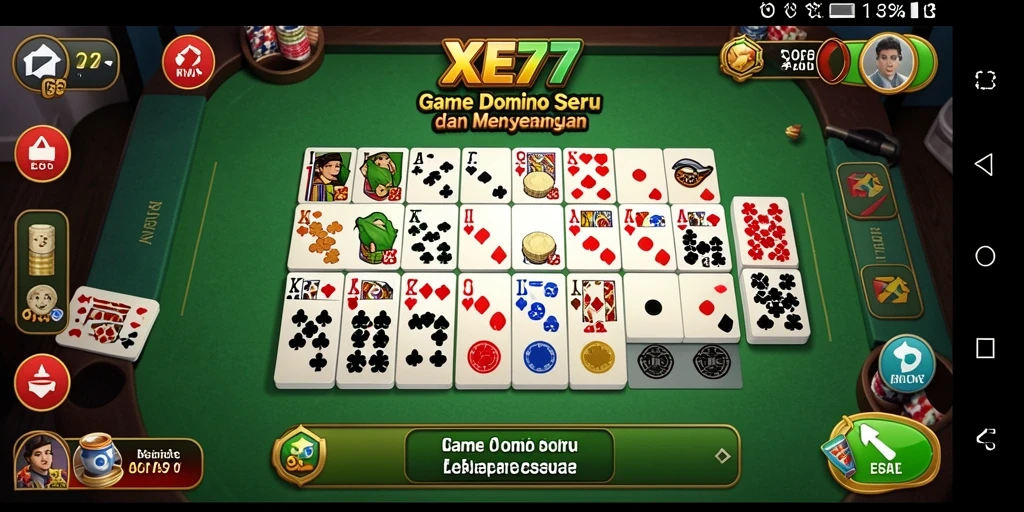 Tampilan gameplay seru dalam XE77 dengan pemain yang berkompetisi.